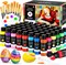 64 PCS Acrylic Paint Set with 12 Brushes, 2 Knives-48 Colors Art Craft Paints